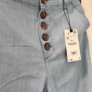 Zara Chambray Trouser